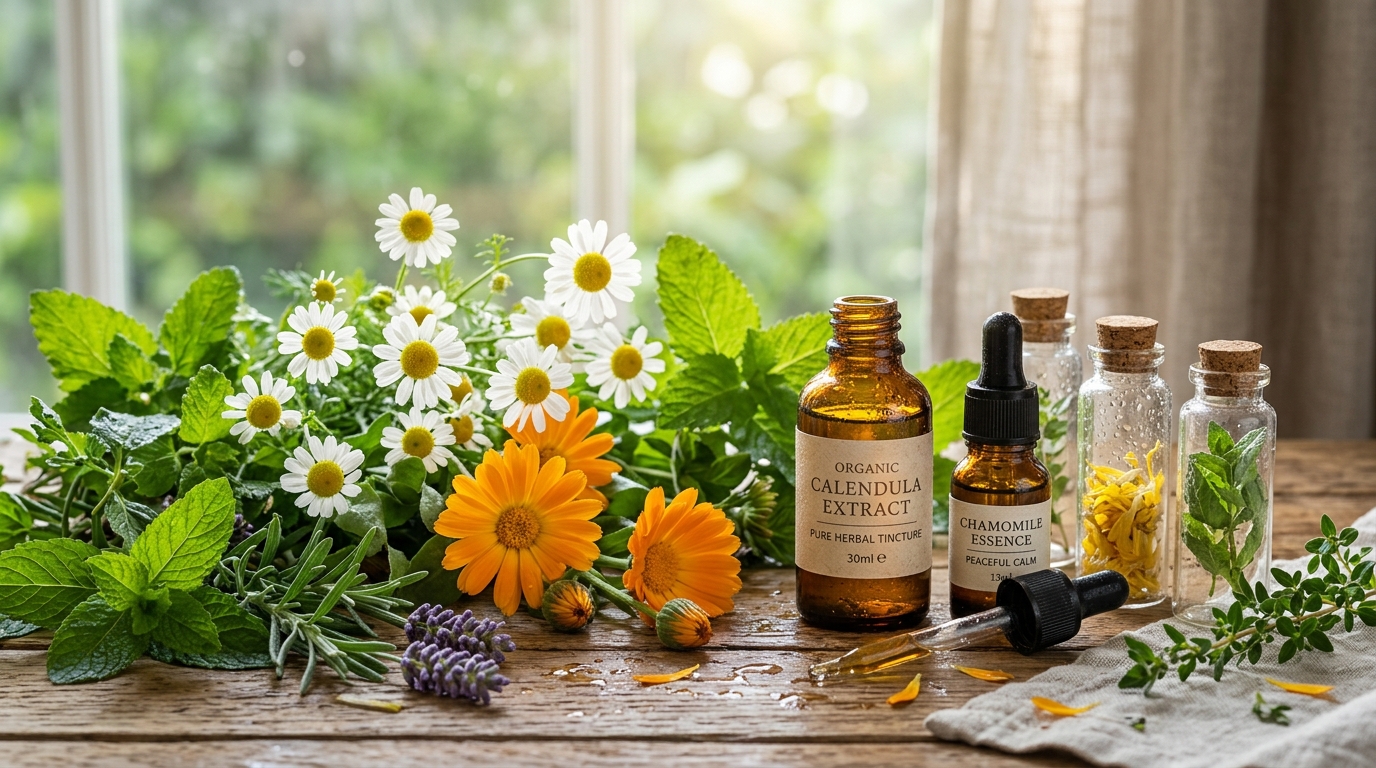 Botanical extracts and herbal tinctures